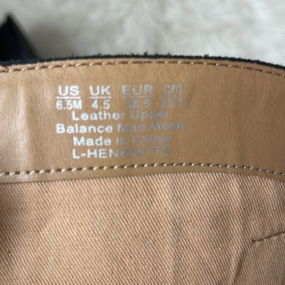 Franco Sarto Black Genuine Leather Henrietta Boots - Picture 12 of 15